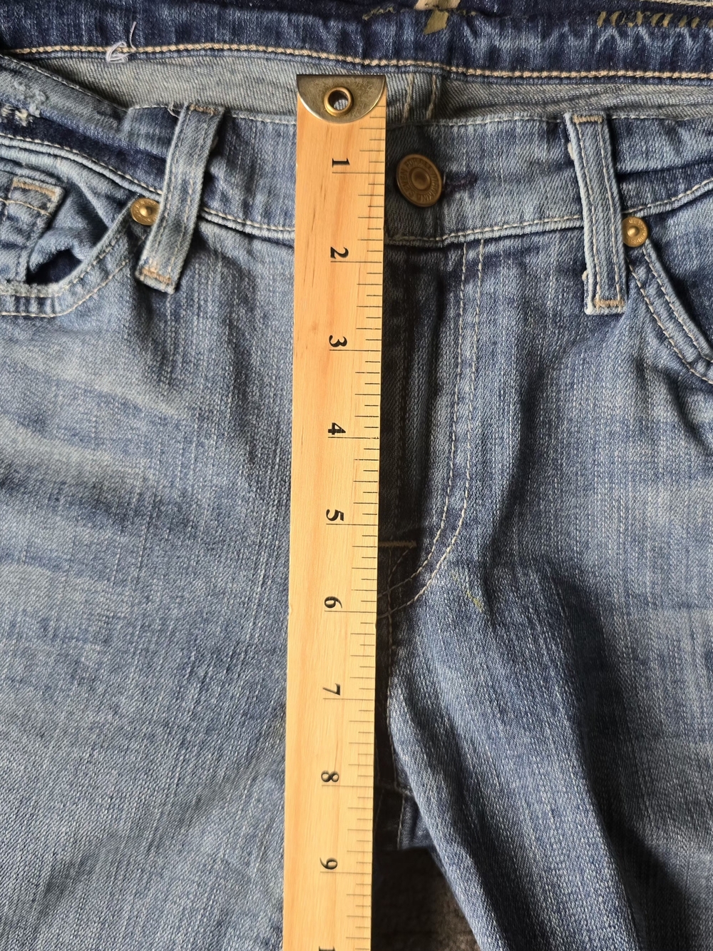7 For All Mankind Roxanne Light Blue Skinny Jeans. Size 30 - Picture 8 of 8